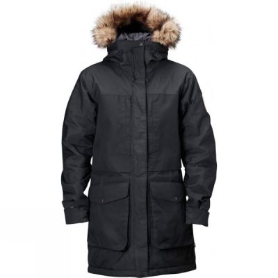 Parka Fjallraven Barents W Mujer - Negras - Chile DLQ164709